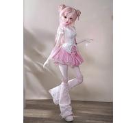 AMITD 1/4 Bjd Doll Fashion Anime Ball Jointed Dolls Resin Action Figure Handmade Makeup, Gifts Fashionable Doll (F)