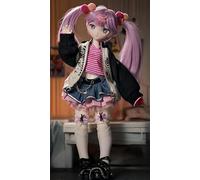 AMITD 1/4 Bjd Doll Fashion Anime Ball Jointed Dolls Resin Action Figure Handmade Makeup, Gifts Fashionable Doll (D)