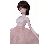 AMITD 1/4 BJD Doll Kawaii Doll Move Joints Handmade Makeup Cute 45 cm Collectible Cartoon Dress up Dolls Best Gift (Dancing Stars)