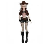 AMITD 1/4 Bjd Doll Resin Anime Ball Jointed Doll Handmade Makeup Action Figure Home Desktop Decor and Collectable Gift Set (J)