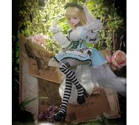AMITD 1/4 Bjd Doll Resin Anime Ball Jointed Doll Handmade Makeup Action Figure Home Desktop Decor and Collectable Gift Set (E)