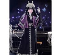 AMITD 1/4 Bjd Doll Resin Anime Ball Jointed Doll Handmade Makeup Action Figure Home Desktop Decor and Collectable Gift Set (C)