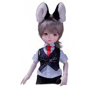 AMITD 1/6 BJD Doll Kawaii Ball Joint Doll Handmade Makeup 11,8 pollici Collectible Cartoon Dress up Dolls The (L)