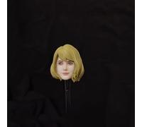 AMITD 1/6 Scultura della testa femminile, agente in plastica, intagliata per PH TBL JO Soldier Action Figure Collection (Q)