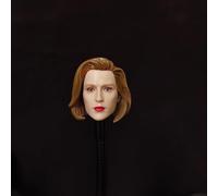 AMITD 1/6 Scultura della testa femminile, agente in plastica, intagliata per PH TBL JO Soldier Action Figure Collection (L)