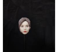 AMITD 1/6 Scultura della testa femminile, agente in plastica per capelli intagliata per PH TBL JO Soldier Action Figure Collection (P)