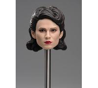 AMITD 1/6 Scultura della testa femminile, agente in plastica per capelli intagliata per PH TBL JO Soldier Action Figure Collection (C)