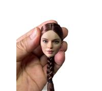 AMITD 1/6 Scultura della testa femminile, Girl Soldier Braid Hair Head Carved for 12'' Phicen TBLeague VC Action Figure