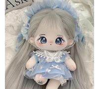 AMITD 20 cm Plush Doll with scheleton, carino anime Cotton Dolls, 8 pollici, Kawaii Dress up Collection Gift (D)