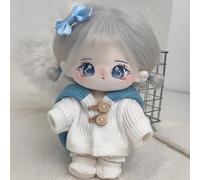 AMITD 20 cm Plush Doll with scheleton, carino anime Cotton Dolls, 8 pollici, Kawaii Dress up Collection Gift (H)