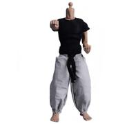 AMITD ATSTORY 1/12 Scale Kung Fu Man Martial Arts Uniforms for 6 inch Male Action Figure,no Body(06FS047H)
