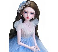 AMITD BJD Doll Kawaii Doll Move Joints Handmade Makeup Cute 24 pollici Collectible Cartoon Dress up Dolls Best Gift (I)