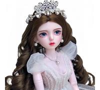 AMITD BJD Doll Kawaii Doll Move Joints Handmade Makeup Cute 24 pollici Collectible Cartoon Dress up Dolls Best Gift (G)