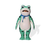 AMITD JXK Green Skinned Frog Helmet Can Be Removed, Gift for Family and Freinds