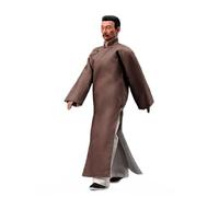 AMITD Scale Famous Modern Chinese Writers Lu Xun in Gray Cheongsam 12 inch Male Action Figure