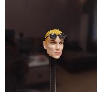 AMITD Scultura della testa femminile in scala 1/6, agente femminile europeo, in plastica, intagliata per PH TBL JO Soldier Action Figure Collection (F)