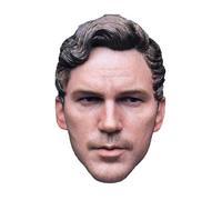AMITD Scultura della testa in scala 1/6, European Strong Man Head Carved Chris Pratt Head Model for 12inch Male Soldier Action Figure Corpo (versione dipinta)