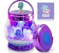 Amitié Lane Giocattoli a sirena per ragazze, kit fai da te per terrario illuminato per bambini, regali a sirena per ragazze dai 5 ai 7 anni, regali per bambine, artigianato per ragazze