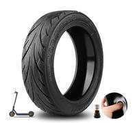 Amitor 60/70-6.5 Ruota a Vuoto Autoriparabili con Valvola per Ninebot Max G30 Monopattino Elettrico, Pneumatico Tubeless con Antiforature e Antiusura, 10 Pollici Gomma di Ricambio con Antiscivolo