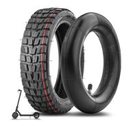 Amitor Ruota e Camera d'aria Monopattino Elettrico 8 1/2 x2, Pneumatico di Ricambio con Antiscivolo e Antiusura, Copertone e Camera d´aria 8.5 Pollici, 50/75-6.1 Gomme Butilica Monopattino per Xiaomi