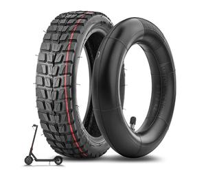 Amitor Ruota e Camera d'aria Monopattino Elettrico 8 1/2 x2, Pneumatico di Ricambio con Antiscivolo e Antiusura, Copertone e Camera d´aria 8.5 Pollici, 50/75-6.1 Gomme Butilica Monopattino per Xiaomi