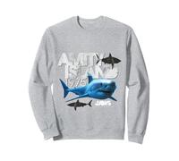 Amity Island 1975 Jaws 2025 Avventura con Gli Squali Felpa