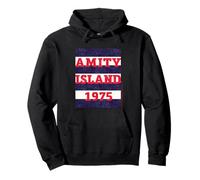 Amity Island 1975 Jaws 2025 Design Classico Felpa con Cappuccio
