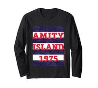 Amity Island 1975 Jaws 2025 Design Classico Maglia a Manica