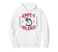 Amity Island Shark Tours Jaws Ispirato Felpa con Cappuccio