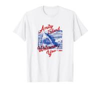 Amity Island Ti dà Il Benvenuto Jaws 2025 Classico Maglietta