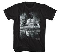 Amityville Horror Good Night T-Shirt Manica Corta Uomo Nera Cotone Girocollo