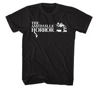 Amityville Horror Logo Ver. 2 T-Shirt Manica Corta Uomo Cotone Nero
