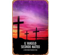 amiuayrta Il Vangelo Secondo MatteoFunny Bar Pub Home Vintage Horror Classic Metal Movie Poster Tin Sign 20,3 x 30,5 cm