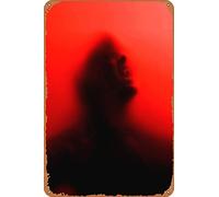 amiuayrta Poster in metallo con scritta in lingua inglese "True Blood", divertente e divertente per bar, pub, casa, stile horror, stile vintage, 20,3 x 30,5 cm