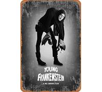 amiuayrta Young FrankensteinFunny - Targa in metallo con scritta "Young Frankenstein", stile vintage, per bar, pub, casa, 20,3 x 30,5 cm