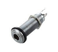 AMIUHOUN 1/4 cromato cilindro buendig montato boccola per chitarra elettrica