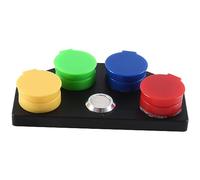 AMIUHOUN 1 PC Accessori per la Riparazione 'Orologio Coppa 'Olio per Orologi In Materiale Metallico Antipolvere, Facile da Pulire per Conservare L'Olio per Orologi, con Coperchio