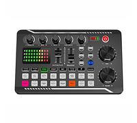 AMIUHOUN 1 Set F998 Mixer Live Card Mixing Console Amplificatore Scheda Multifunzione Live Card Telefono
