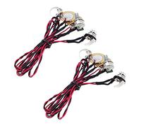 AMIUHOUN 2 pickup piezo doppio pick-up 6,35 mm con controllo volume suono per chitarra acustica ukulele