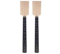 AMIUHOUN 2 X Chitarra Elettrica Collo Pagaia Testa Palissandro Acero 22 Inlay Incompiuto Fai da te Parte