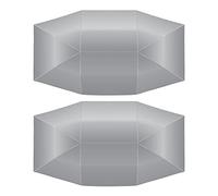 AMIUHOUN 2 X Universale Auto Solare Protezione Ombrello Copertura Tenda Panno Protezione UV Impermeabile 4,2 X 2,1 M