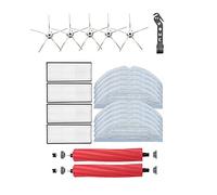 AMIUHOUN 22Pcs Aspirapolvere Ricambi Laterale Principale Filtro Hepa Mop Panno per S7 T7S T7S PLUS