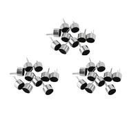 AMIUHOUN 30 mini microfoni a condensatore a elettrete a 2 pin, colore e nero