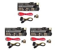 AMIUHOUN 3PCS VER018 PRO USB3.0 PCI-E Riser Card PCI-E 1X a 16X Scheda Grafica Adattatore PCIE Scheda Grafica di Estensione