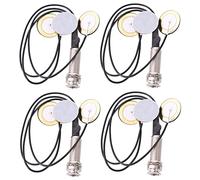 AMIUHOUN 4 microfoni a contatto piezoelettrici, 3 pickup con presa terminale per Kalimba