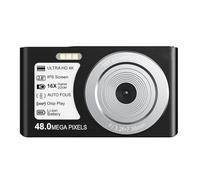 AMIUHOUN 48MP 4K Mini Fotocamera Digitale Built-in Luce di Riempimento Studente Fotocamera Grandangolare B 1Set