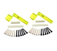 AMIUHOUN 6 corde per chitarra acustica + 4 bigodini + 24 perni per ponte