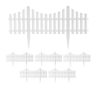 AMIUHOUN 6 pezzi per interni o esterni, recinzione da giardino in plastica, per asilo piccolo recinto fai da te