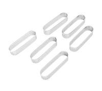 AMIUHOUN 6 stampi ovali per torte alla frutta e alla frutta