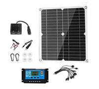 AMIUHOUN 80 W Pieghevole Pannello Solare Kit 18V USB Ricarica Cella Solare Controller Portatile Impermeabile Solare per Telefono RV Auto MP3